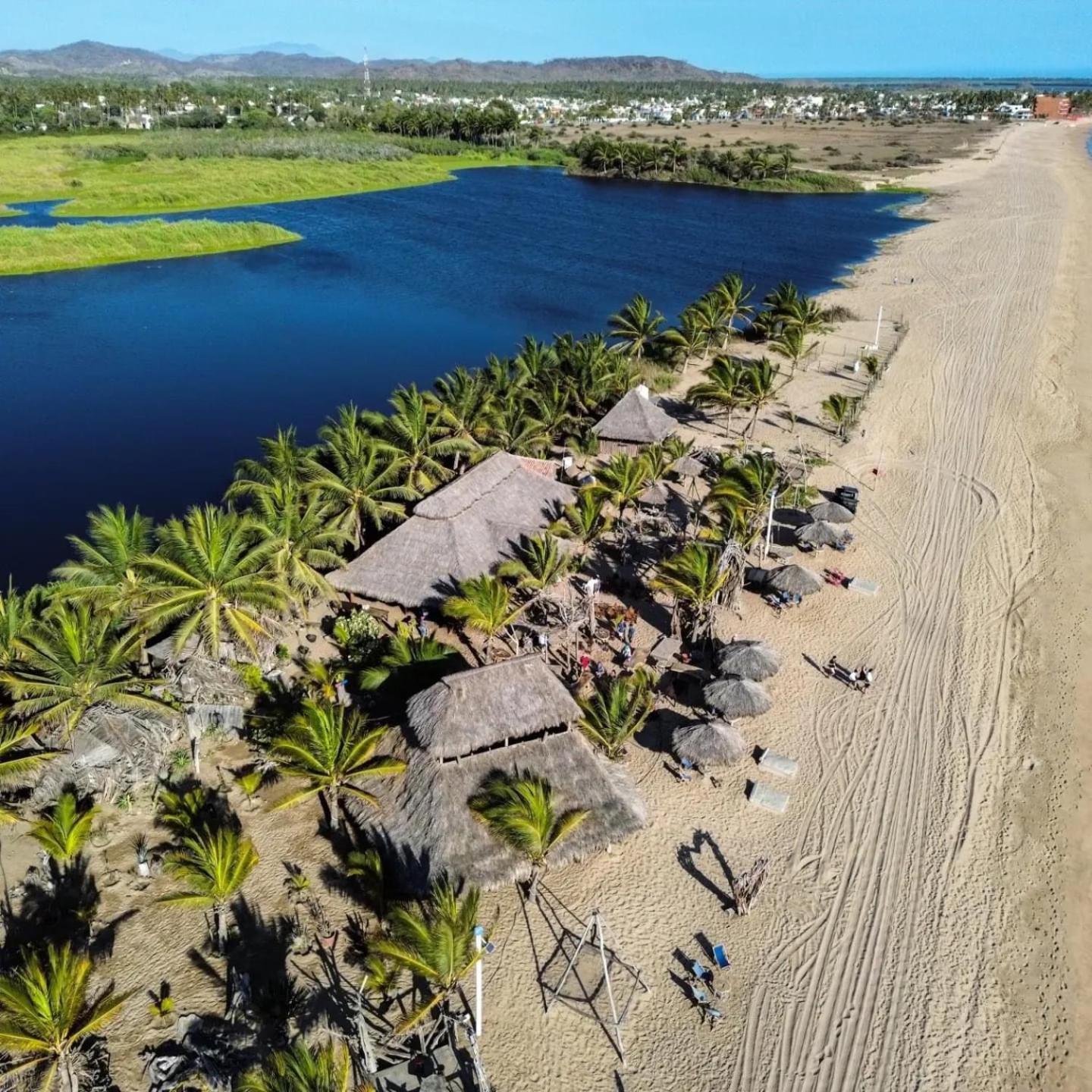 Bungalows Laguna Del Tule San Patricio Melaque Dış mekan fotoğraf
