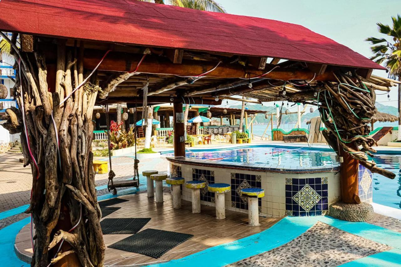 Bungalows Laguna Del Tule San Patricio Melaque Dış mekan fotoğraf