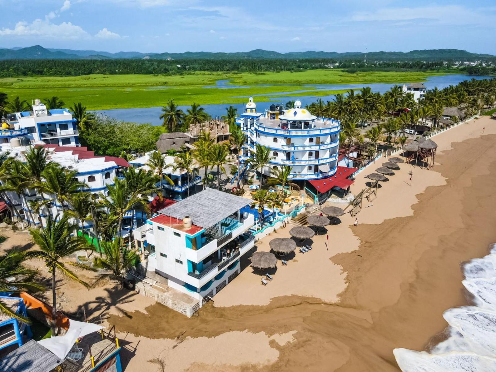 Bungalows Laguna Del Tule San Patricio Melaque Dış mekan fotoğraf