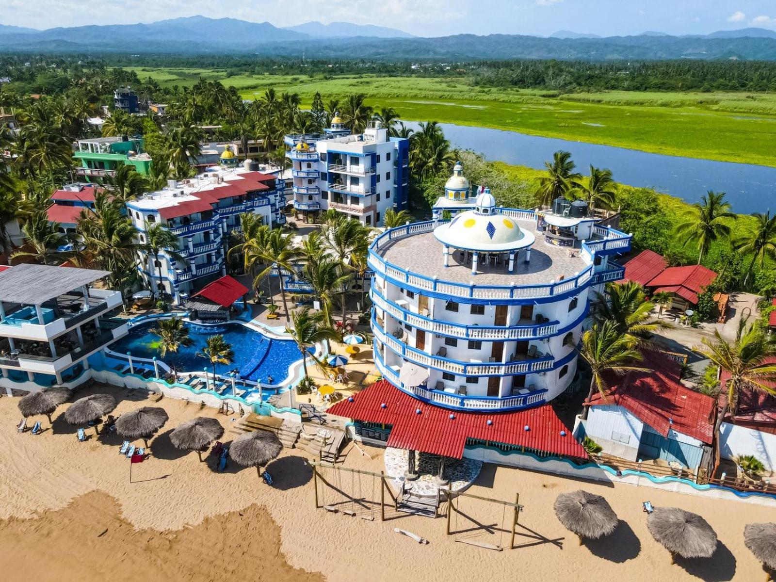 Bungalows Laguna Del Tule San Patricio Melaque Dış mekan fotoğraf